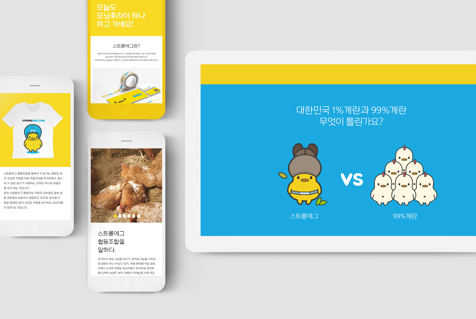 스트롱에그 디스플레이