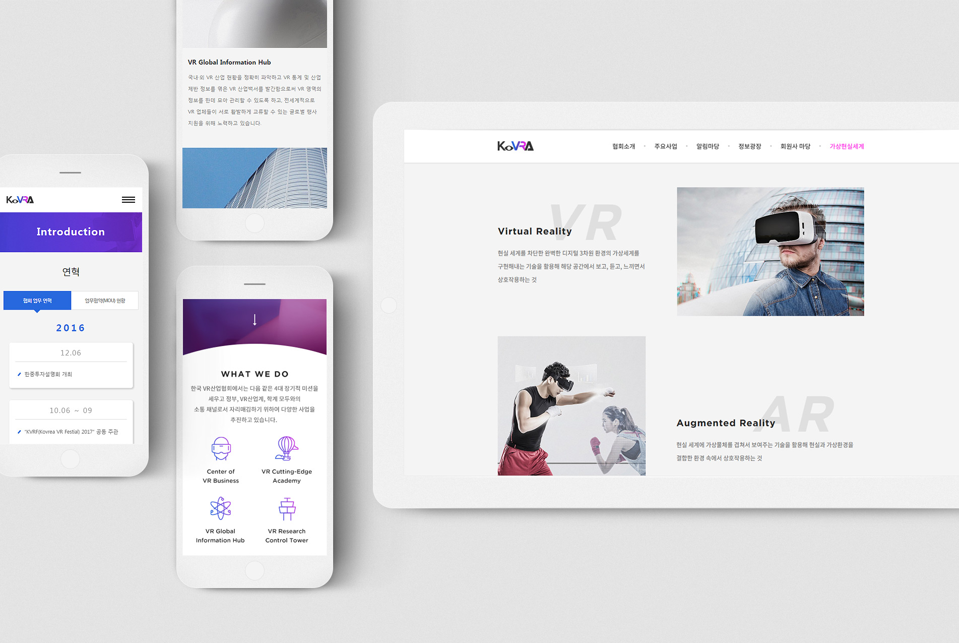 한국VR산업협회 디스플레이