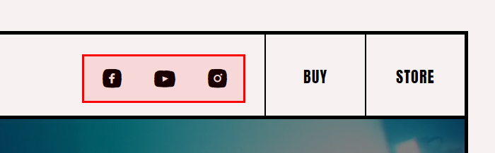 백그라운드로 처리된 링크 아이콘 예제